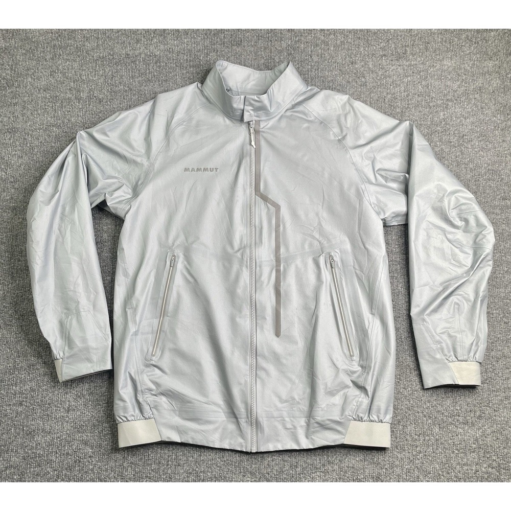 Mammut Skytree Jacket Men's M Goretex Gray Performance Full Zip Waterproof